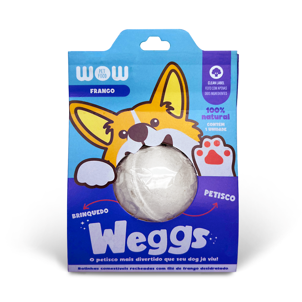 Petisco Natural Recreativo WOW Cães Sabor de Frango