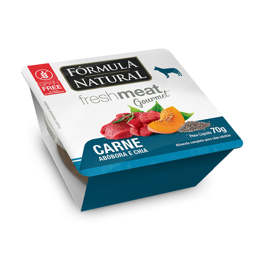 Ração Úmida Fórmula Natural Patê Para Cães Sabor Carne 70G