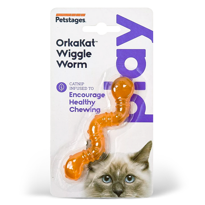 Brinquedo para Gatos com Catnip Orkakat Wiggle Worm - Petstages