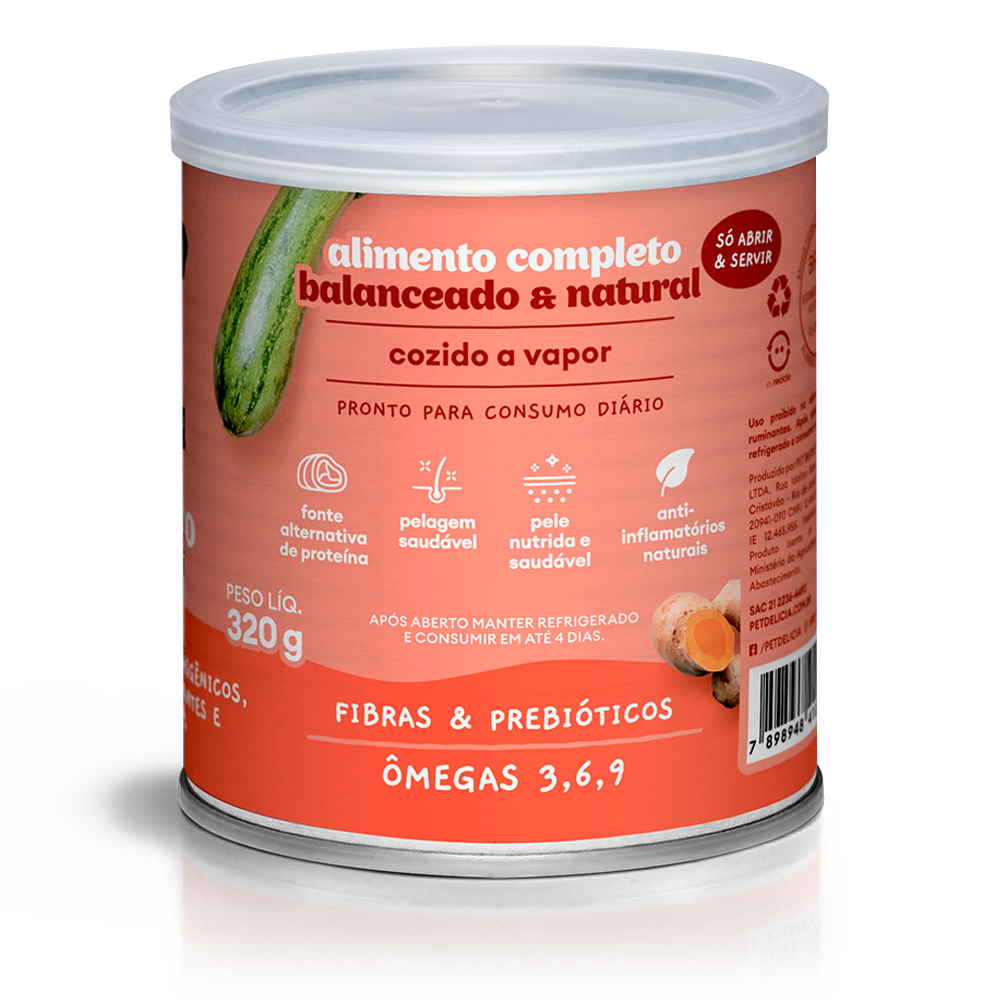 Ração Úmida Natural Cães Pet Delícia Carreteiro Suíno 320g