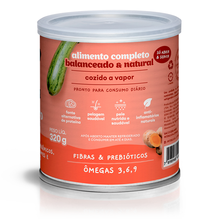 Ração Úmida Natural Cães Pet Delícia Carreteiro Suíno 320g