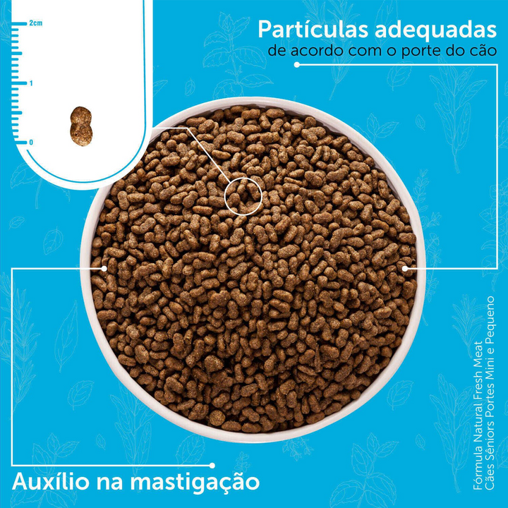 Ração Fórmula Natural Fresh Meat Cães Sênior Mini/Peq 7,0kg