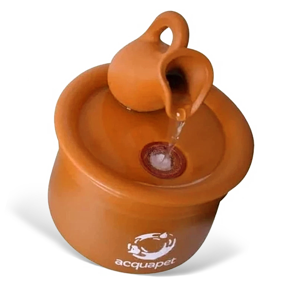 Bebedouro Cerâmica Jarra para Gatos 2L Bivolt - AcquaPet