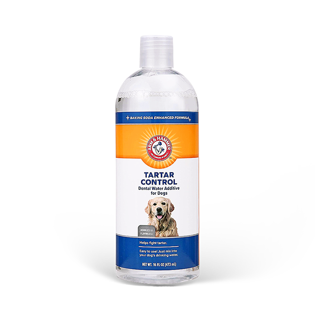 ADITIVO DE ÁGUA PARA TRATAMENTO DENTAL DE CÃES ARM & HAMMER