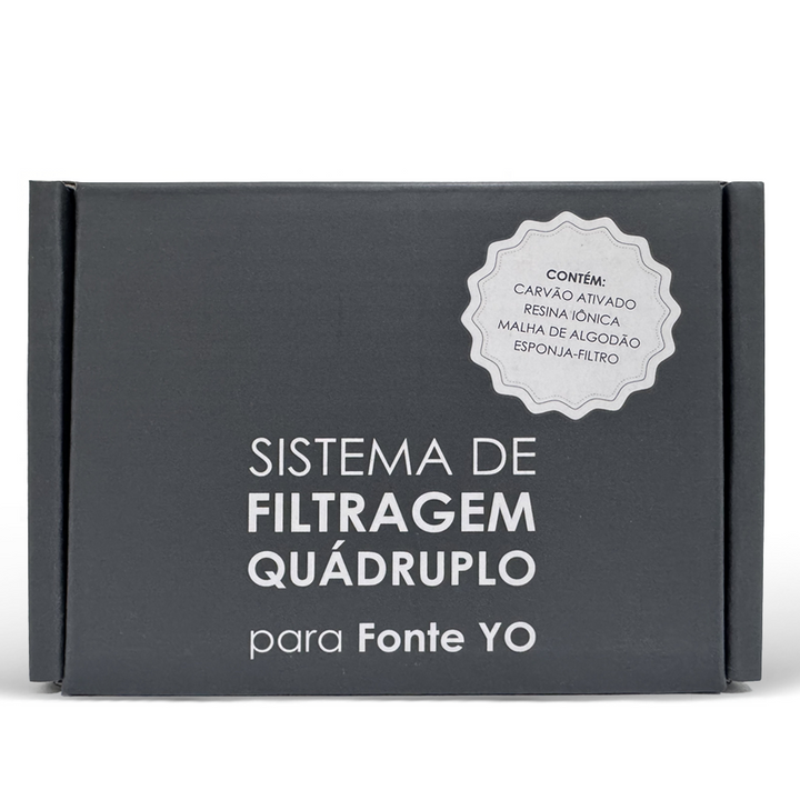 Filtro Triplo com Carvão Ativado - YO