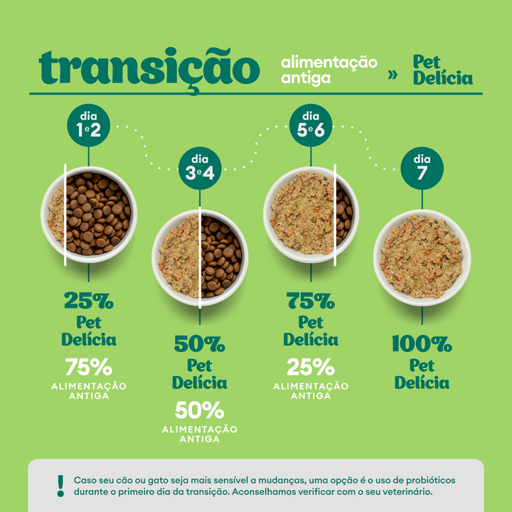 Ração Úmida Natural para Gatos Pet Delícia Picadinho de Carne 320g