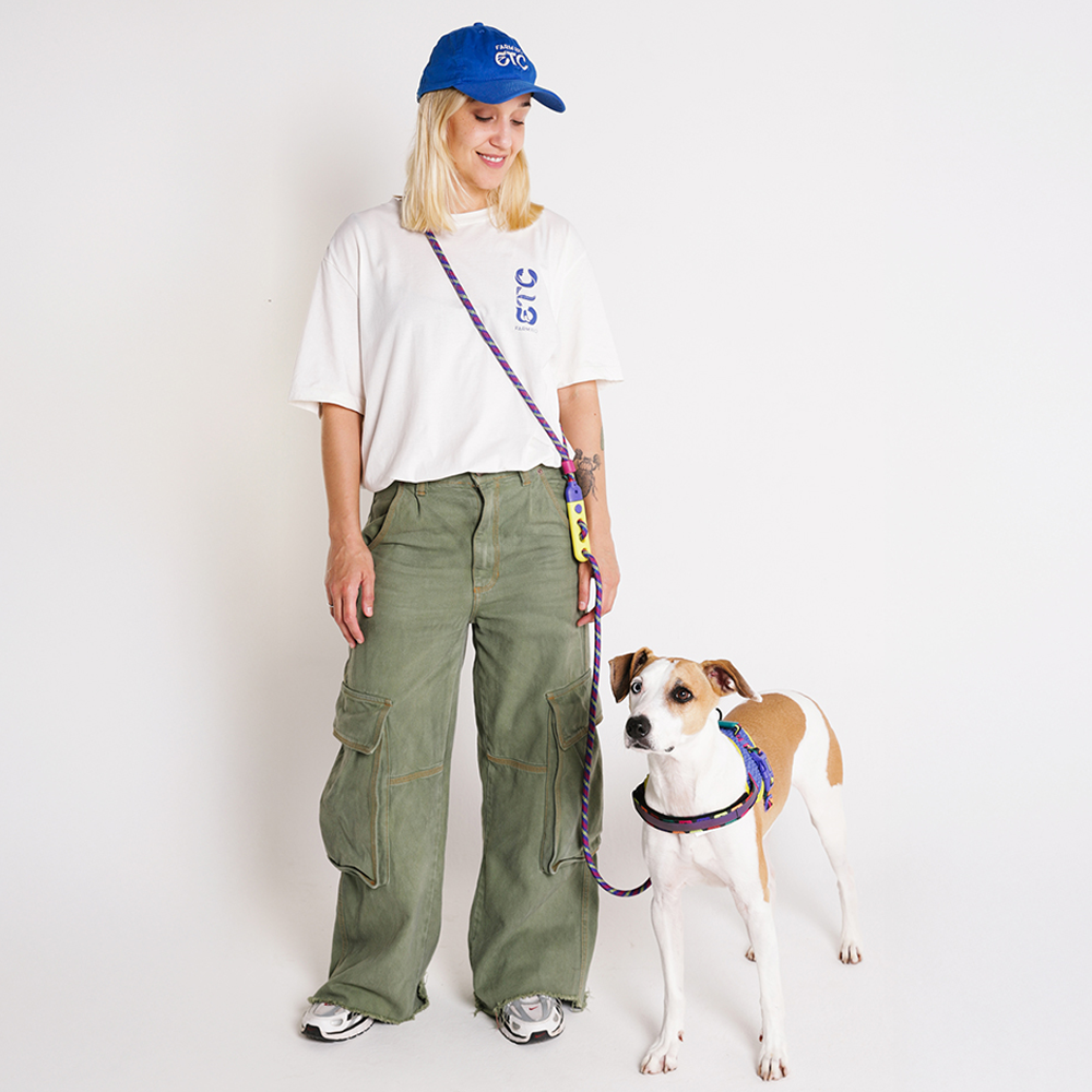 Guia Mãos Livres para Cães Zee.Dog Handsfree Farm Rio Samba