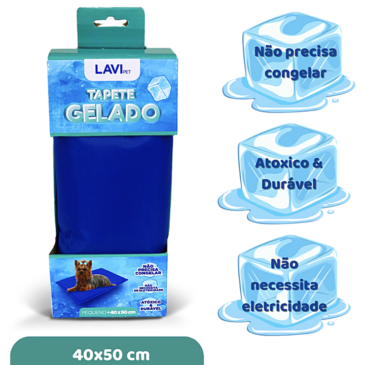 Tapete Gelado Lavi Pet para Cães e Gatos - Tam. P