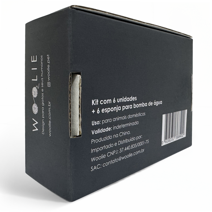 Filtro Quádruplo com Carvão Ativado - Bebedouro Para Gatos YO (6 unid.)