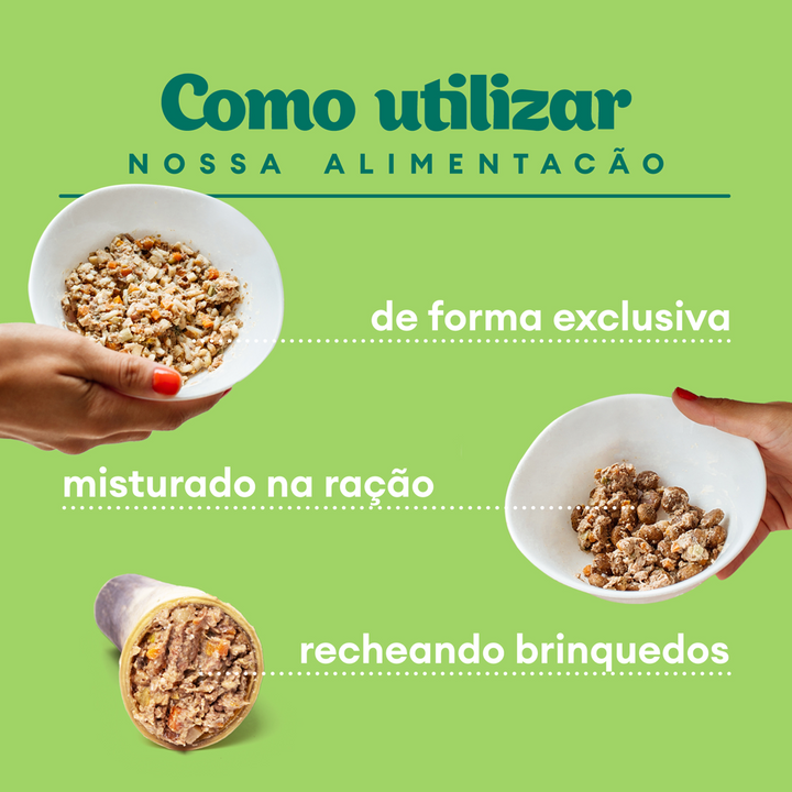 Ração Úmida Natural Para Cães Pet Delícia Panelinha de Carne 320g