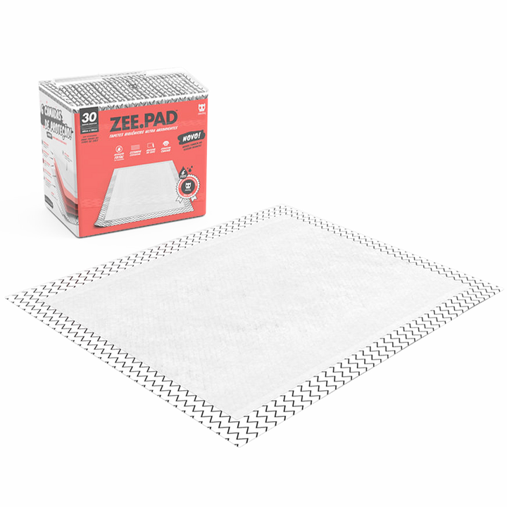 Tapete Higiênico Zee Pad, Zee Dog 30 un Branco
