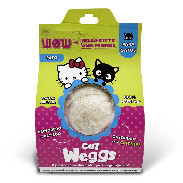 Petisco Natural Recreativo WOW Gatos Sabor Pato