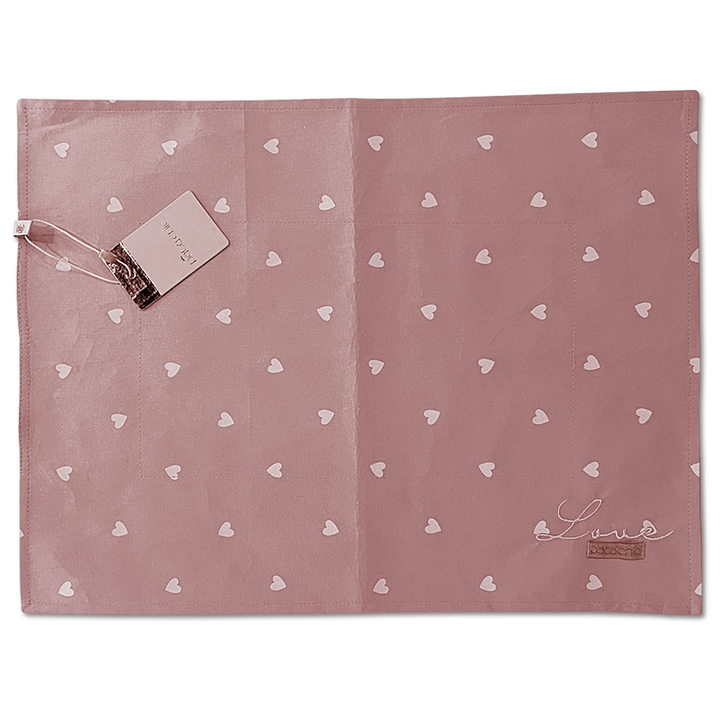 Porta Comedouro Retangular Pata Chic - Love
