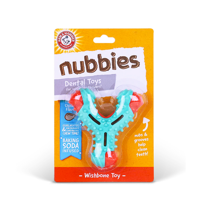Mordedor Dental Para Cachorros - NUBBIES WISHBONE