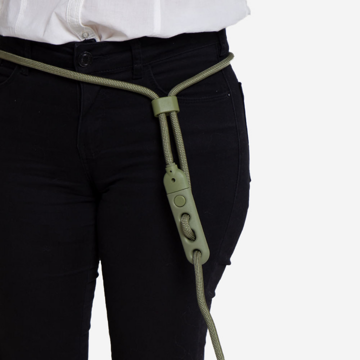 Guia Mãos Livres para Cães Zee Dog Handsfree Leash Army Green