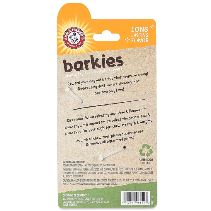 Brinquedo De Roer Barkies Ring Arm & Hammer Cães até 15kg