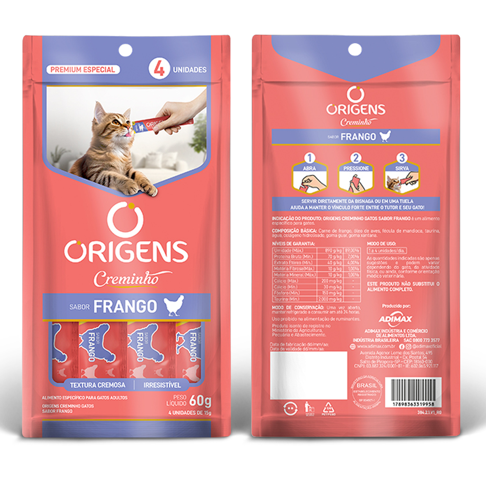 Origens Creminho Frango 60g