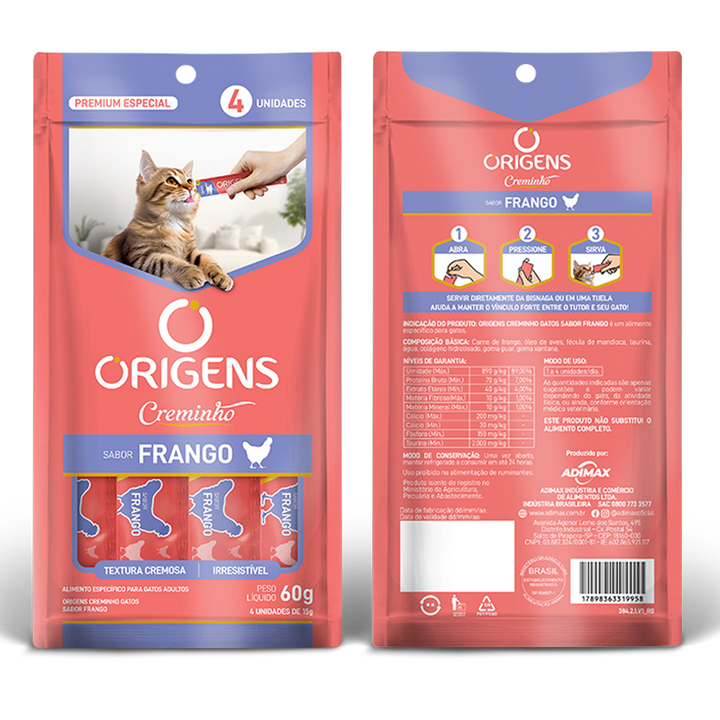 Origens Creminho Frango 60g
