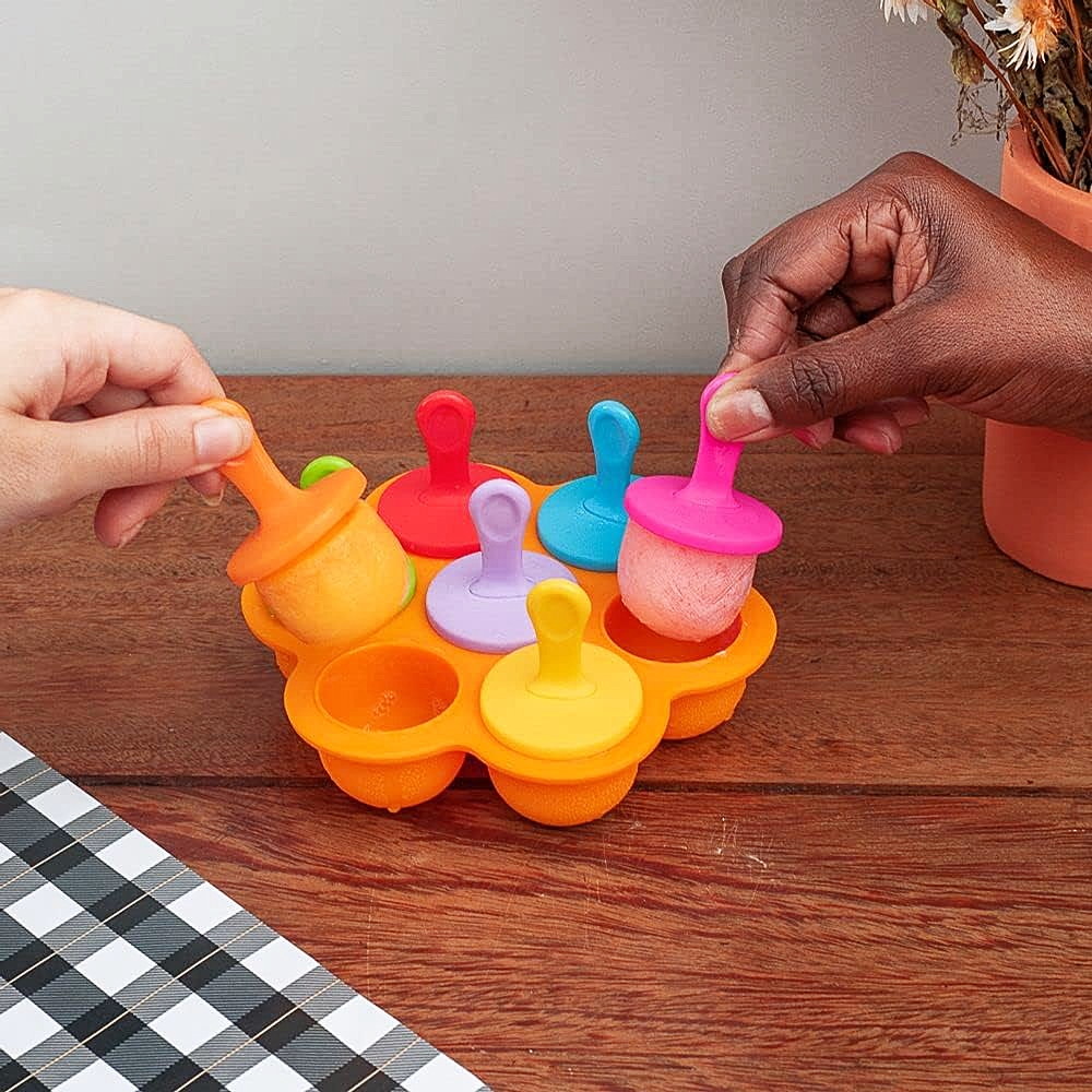 Forma de Silicone para Sete Picolés - MOZCADA