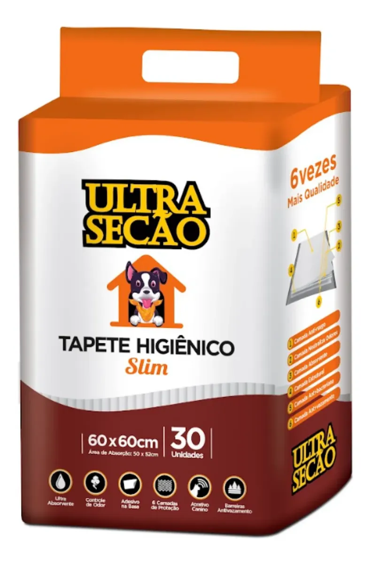 Tapete Higiênico Ultra Secão Branco Premium - Great Pets 30 unid.