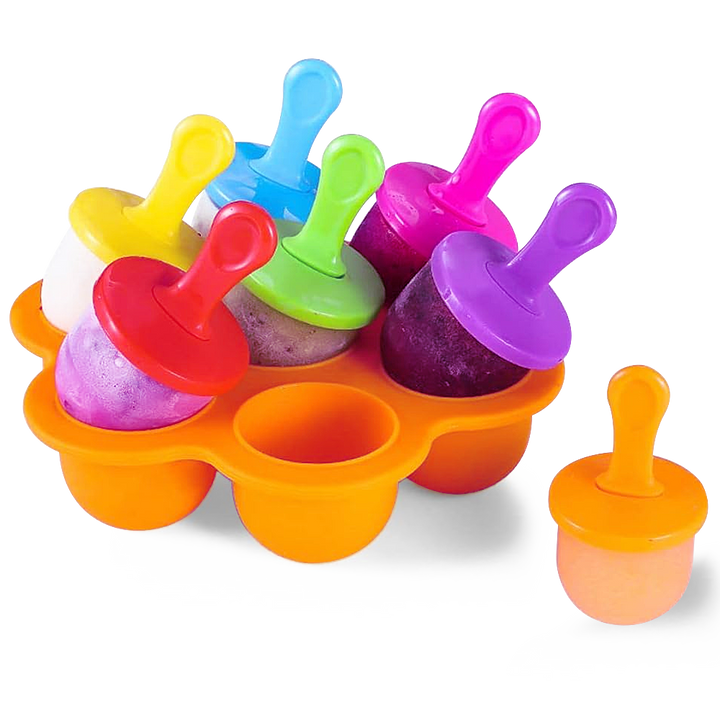 Forma de Silicone para Sete Picolés - MOZCADA