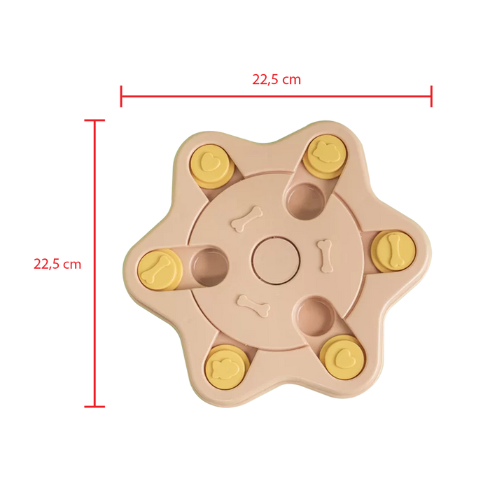 Brinquedo para Cachorros Quebra-Cabeça, Dispensador Petiscos