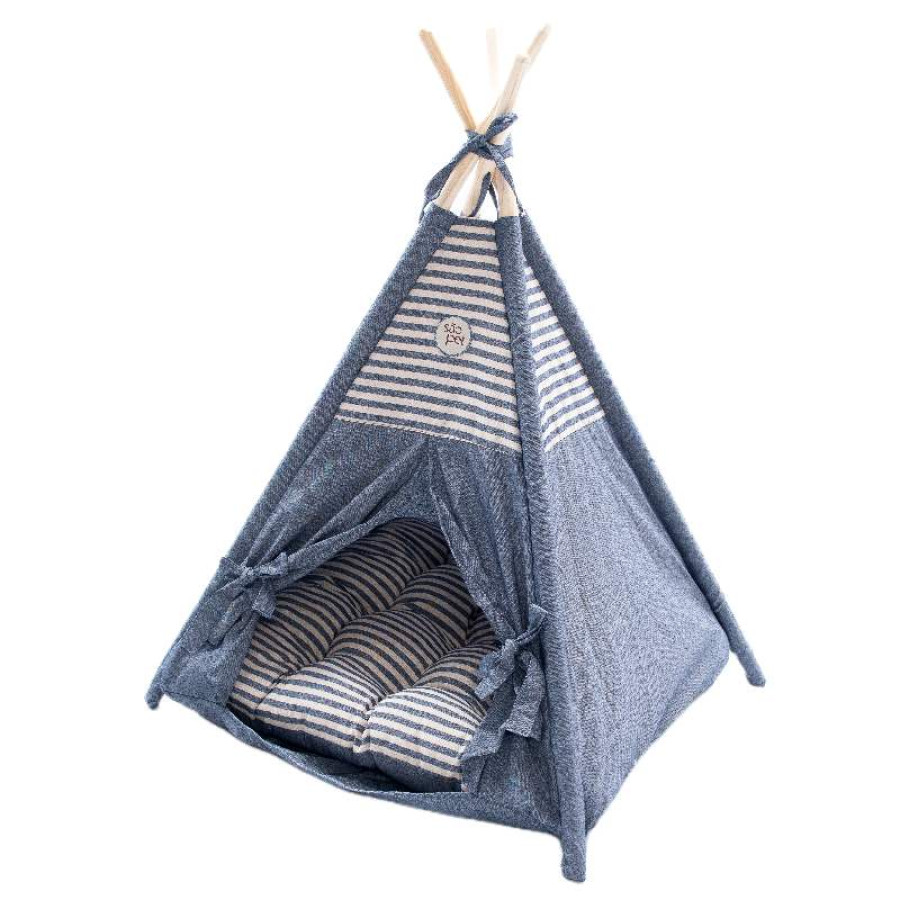 Tenda São Pet Mod. Paraty Cor Azul  - Tam. P