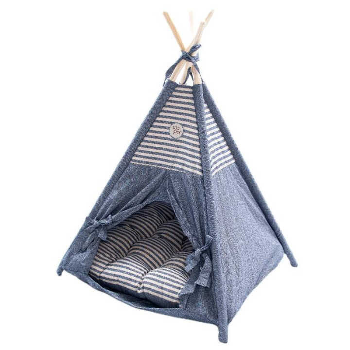 Tenda São Pet Mod. Paraty Cor Azul  - Tam. P