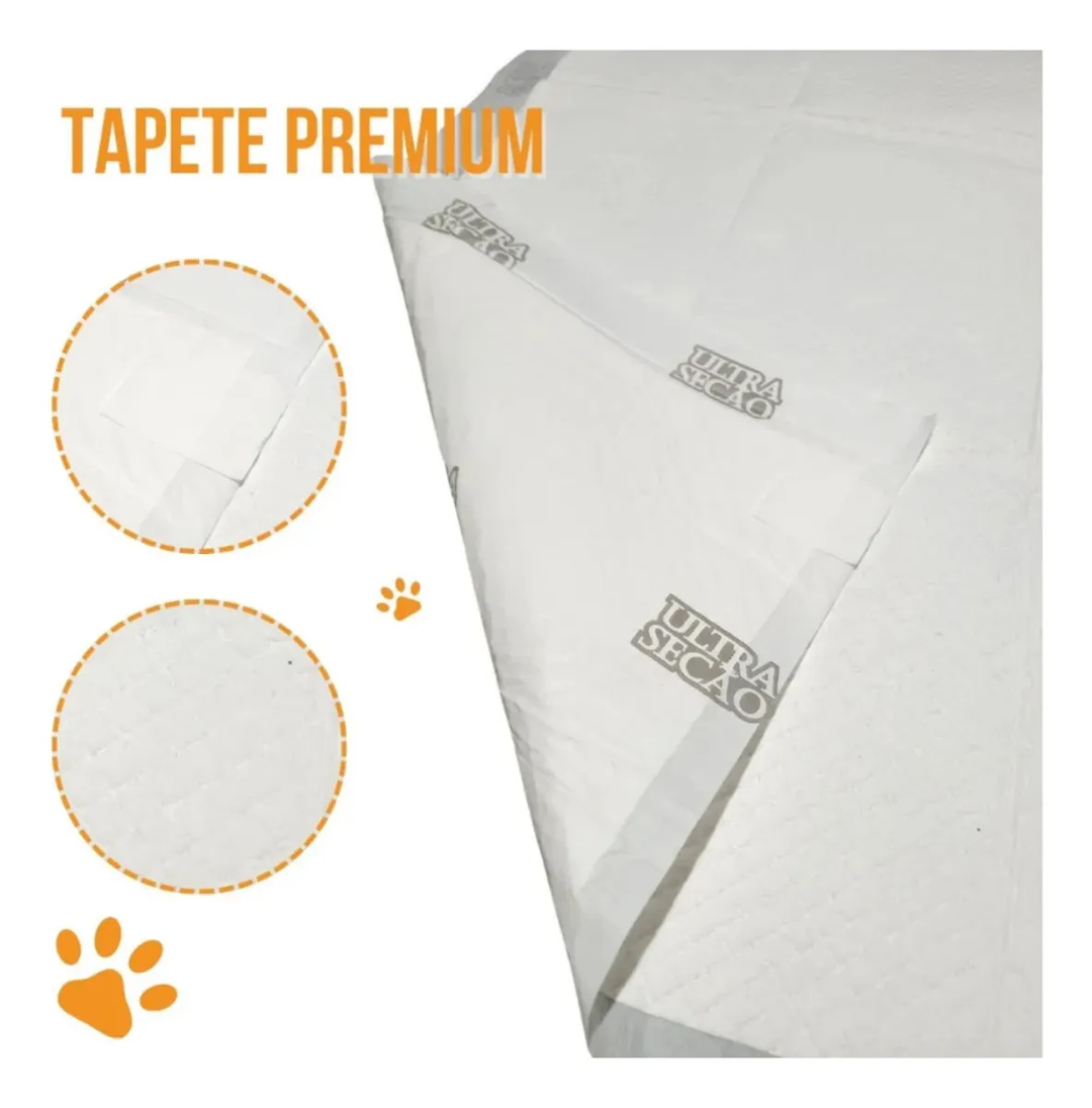 Tapete Higiênico Ultra Secão Branco Premium - Great Pets 30 unid.