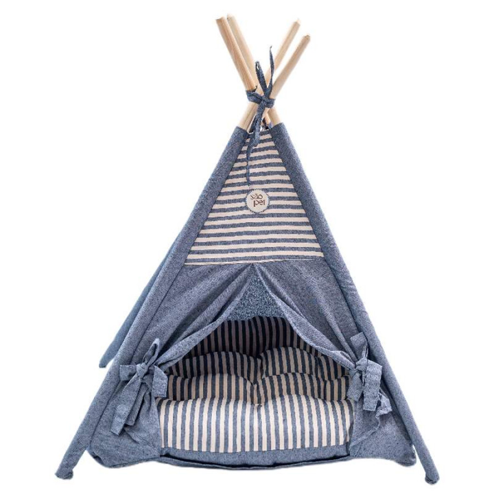 Tenda São Pet Mod. Paraty Cor Azul  - Tam. P