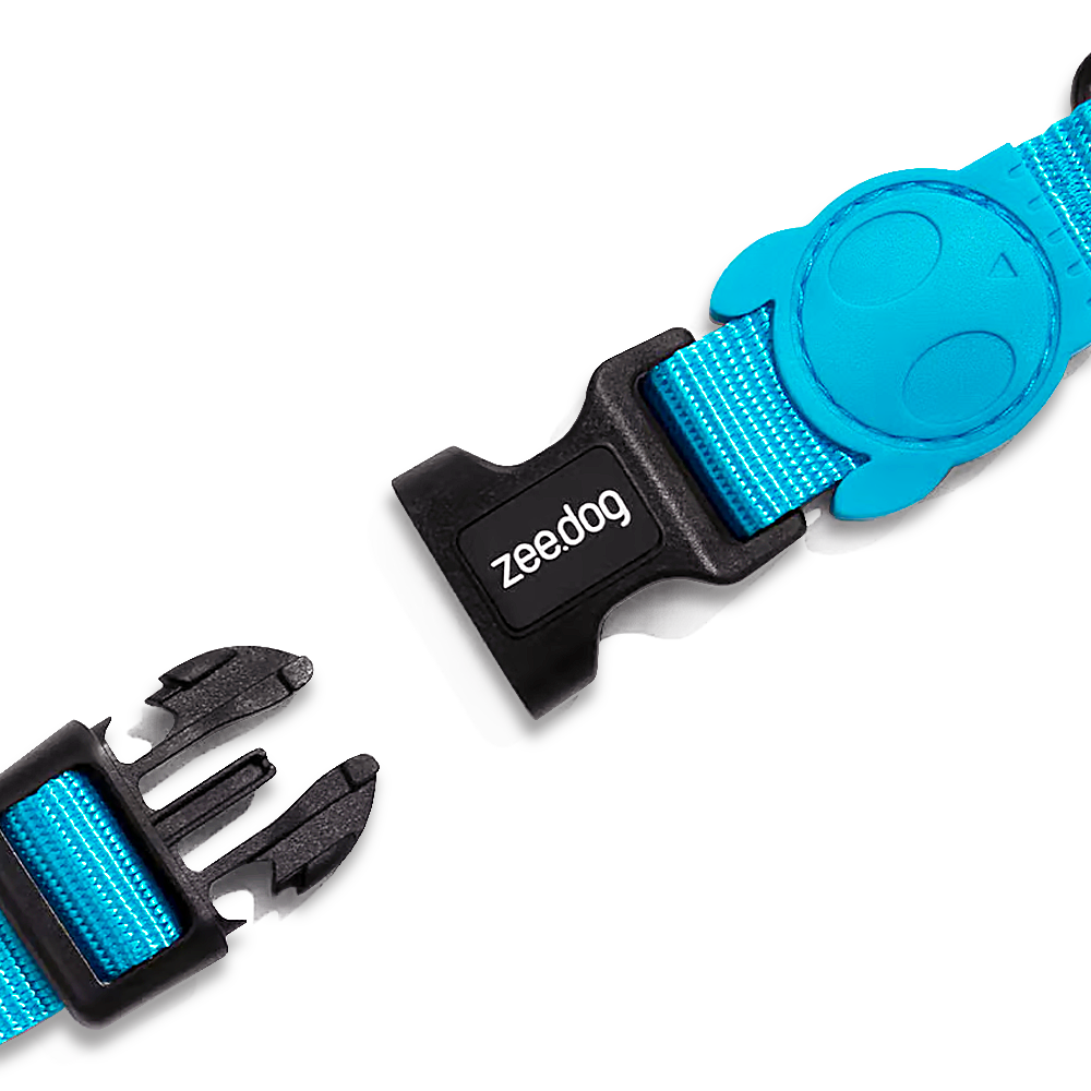 Coleira De Segurança Zeedog Ultra Premium Para Cães, Cor Azul Supremo - Extra Pequena