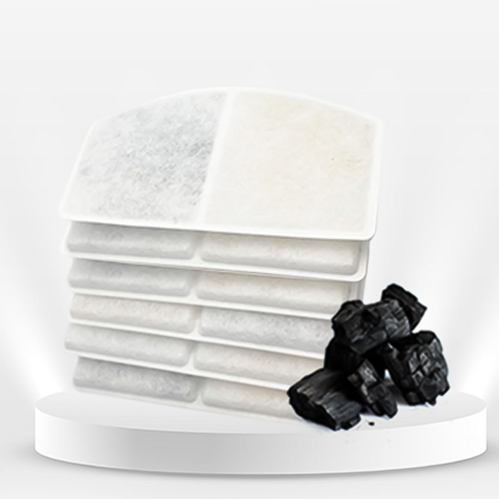 Filtro Quádruplo com Carvão Ativado - Bebedouro Para Gatos YO (6 unid.)